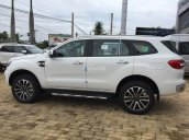 Bán Ford Everest Titanium 4WD màu trắng nhập Thái Lan 2018 giao ngay LH 0898 482 248