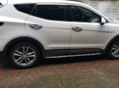 Bán Hyundai Santa Fe 2.2 AT đời 2017, màu trắng
