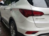 Bán Hyundai Santa Fe 2.2 AT đời 2017, màu trắng
