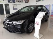 Bán ô tô Honda City sản xuất năm 2018, màu đen, 599tr