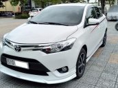 Bán xe Toyota Vios 1.5G TRD Sportivo 2017 màu trắng xe gia đình mới đi 6.277km