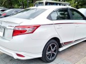 Bán xe Toyota Vios 1.5G TRD Sportivo 2017 màu trắng xe gia đình mới đi 6.277km