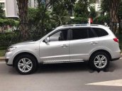 Bán xe Hyundai Santa Fe SLX AT Đk 2010, màu ghi bạc, biển Hà Nội