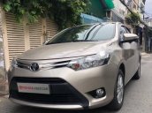 Bán Toyota Vios năm sản xuất 2017, màu nâu vàng