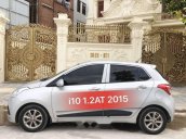 Bán ô tô Hyundai Grand i10 1.2AT đời 2015, màu bạc, xe nhập số tự động giá cạnh tranh