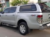 Xe Ford Ranger XLT 2.2L 4x4 MT đời 2013, màu bạc, nhập khẩu  