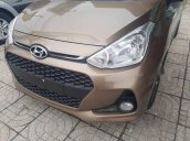 Bán ô tô Hyundai Grand i10 năm 2018, màu nâu, giá 370tr