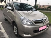 Cần tiền bán Innova 2009, số sàn, màu vàng cát, xe G xịn nhé