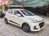 Bán Hyundai I10 1.2 AT hatchback màu trắng, nhập khẩu, sản xuất 2017