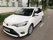 Bán Toyota Vios 2016 trắng, số sàn, xe ít đi