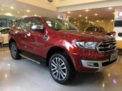 Bán Ford Everest Titanium 2.0L 4x4 AT sản xuất 2018, màu đỏ, nhập khẩu 