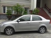 Bán Chevrolet Aveo 2013, màu ghi, máy 1.5, số sàn, nội thất rộng rãi bọc da