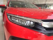 Cần bán xe Honda Civic 1.5L Vtec Turbo năm 2018, màu đỏ, kiểu dáng thể thao vượt trội, thân xe cứng chắc