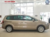 Bán Volkswagen Sharan màu đồng - xe gia đình cao cấp, nhập khẩu Châu Âu, hỗ trợ trả góp 90%, hotline 090.898.8862