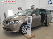 Bán Volkswagen Sharan màu đồng - xe gia đình cao cấp, nhập khẩu Châu Âu, hỗ trợ trả góp 90%, hotline 090.898.8862