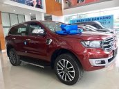 Cần bán xe Ford Everest Titanium 2.0L 4x4 AT sản xuất 2018, màu đỏ, xe nhập