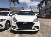 Bán xe Hyundai Grand i10 2018, màu trắng số sàn, giá 390tr