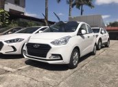 Bán xe Hyundai Grand i10 2018, màu trắng số sàn, giá 390tr