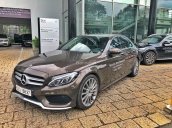 Bán xe Mercedes C300 chưa lăn bánh giá xe cũ, màu nâu 2018 chính hãng