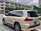 Bán Lexus LX570 màu vàng, nhập khẩu số tự động, máy xăng, sản xuất 2016