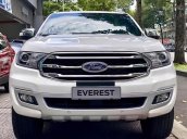 Cần bán Ford Everest Titanium 2.0 BiTurbo đời 2018, màu trắng, nhập khẩu 