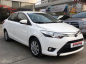 Bán ô tô Toyota Vios G đời 2016, màu trắng số sàn