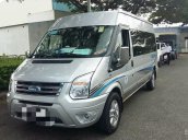 Cần bán xe Ford Transit Luxury 2016, máy dầu màu bạc, 16 chỗ, mâm đúc