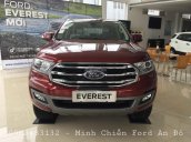 Giao ngay Ford Everest Trend 2.0 AT 4x2 AT đời 2018 màu đỏ, hỗ trợ trả góp 80%