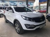 Bán Kia Sportage 2.0AT 2015 màu trắng, 5 chỗ, nhập khẩu nguyên chiếc Hàn Quốc