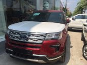 Bán xe Ford Explorer 2.3L Ecoboost Limited form 2018, màu đỏ, xe nhập, hỗ trợ trả góp