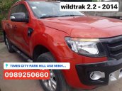 Bán Ford Ranger Wildtrak Sx 2014, màu cam