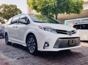 Bán ô tô Toyota Sienna 3.5 Limited Model 2018, màu trắng nội thất nâu, mới 100%