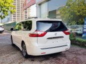 Bán ô tô Toyota Sienna 3.5 Limited Model 2018, màu trắng nội thất nâu, mới 100%