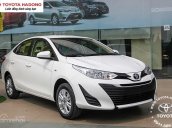 Cần bán xe Toyota Vios 1.5G 2018-2019, màu trắng, giao ngay. Giá ưu đãi, trả góp 80%, lãi suất thấp 0,33%