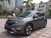 Bán xe Honda CR V 2.4 năm 2016 màu titan, biển Hà Nội