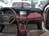 Cần bán lại xe Hyundai Grand i10 1.2 AT 2017, màu trắng, nhập khẩu nguyên chiếc xe gia đình, giá 440tr