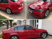 Cần bán BMW 320i năm 2009 nhập khẩu Đức, xe màu đỏ, ghế da màu kem