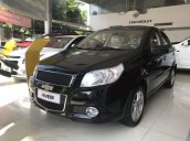 Cần bán Chevrolet Aveo năm 2018, màu đen, khuyến mãi 80tr