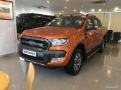 Bán Ford Ranger Wildtrak đời 2018, màu cam, nhập khẩu nguyên chiếc, giá cạnh tranh