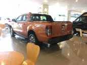 Bán Ford Ranger Wildtrak đời 2018, màu cam, nhập khẩu nguyên chiếc, giá cạnh tranh