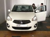 Bán xe Mitsubishi Attrage đời 2015, màu trắng, số sàn, 355 triệu