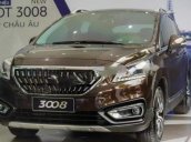 Bán Peugeot 3008 1.6AT năm 2017, màu nâu, nhập khẩu nguyên chiếc 