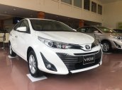 Bán Toyota Vios đời 2018 màu trắng, giá 585 triệu