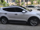 Cần bán Hyundai Santa Fe 2.2L full dầu Sx 2016, màu trắng