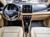 Bán ô tô Toyota Vios E sản xuất năm 2016, màu ghi vàng 