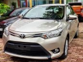 Bán ô tô Toyota Vios E sản xuất năm 2016, màu ghi vàng 