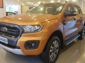 Bán Ford Ranger wildtrack 2018, màu cam, nhập khẩu nguyên chiếc, giá 918tr