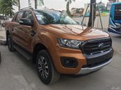 Bán xe Ford Ranger Wildtrak 2.0L Biturbo 4x4 AT 2018 màu vàng saber, hỗ trợ trả góp 80%, giao xe ngay