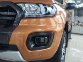 Bán xe Ford Ranger Wildtrak 2.0L Biturbo 4x4 AT 2018 màu vàng saber, hỗ trợ trả góp 80%, giao xe ngay