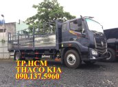 TP. HCM Thaco Auman C160 9.3 tấn thùng mui bạt vách tôn lạnh, màu trắng, giá 742tr